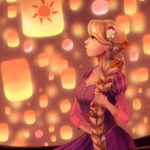 “I see the light”… The beautiful Rapunzel’s dream coming true…